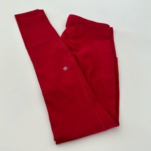 Lululemon leggings size 8 red